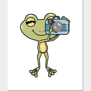 Frog as Photographer with Camera Posters and Art